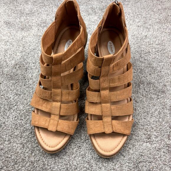 Dr. Scholl's Blocked heel sand dollar gladiator sandals size 10 - Picture 6 of 12